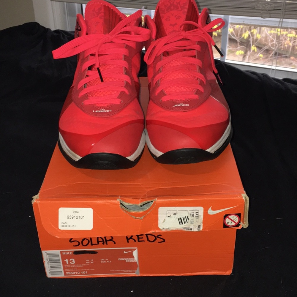 Lebron James 8 Solar Reds